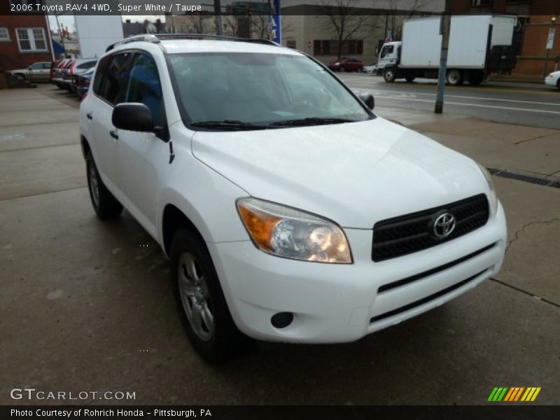 Super White / Taupe 2006 Toyota RAV4 4WD