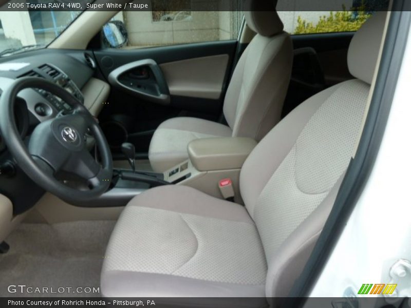 Super White / Taupe 2006 Toyota RAV4 4WD