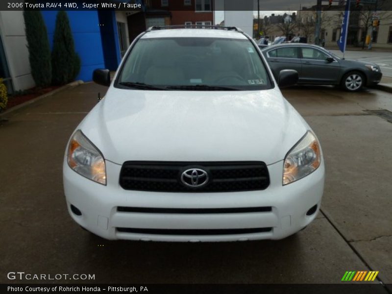 Super White / Taupe 2006 Toyota RAV4 4WD