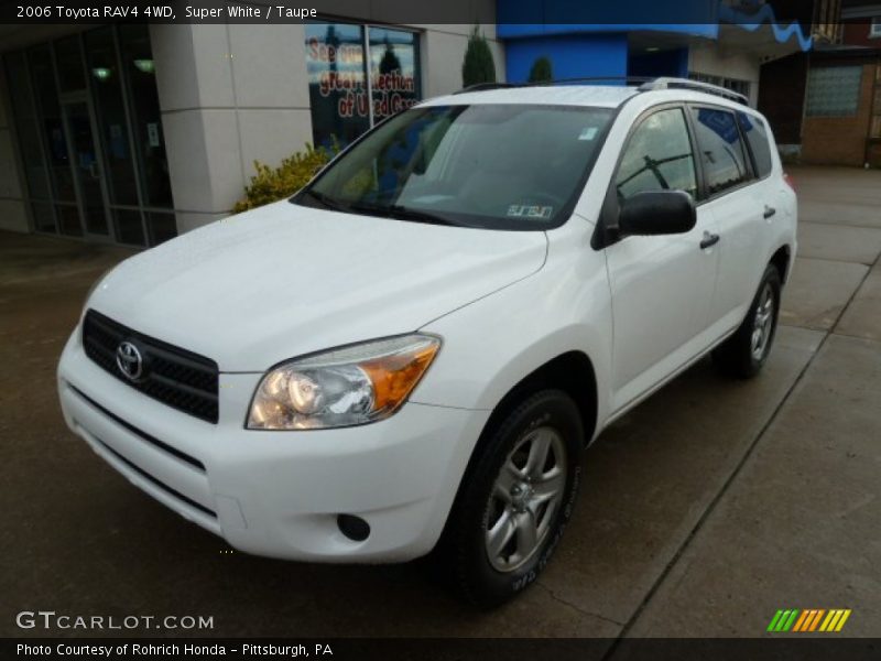 Super White / Taupe 2006 Toyota RAV4 4WD