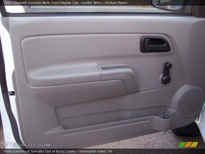 Summit White / Medium Pewter 2007 Chevrolet Colorado Work Truck Regular Cab