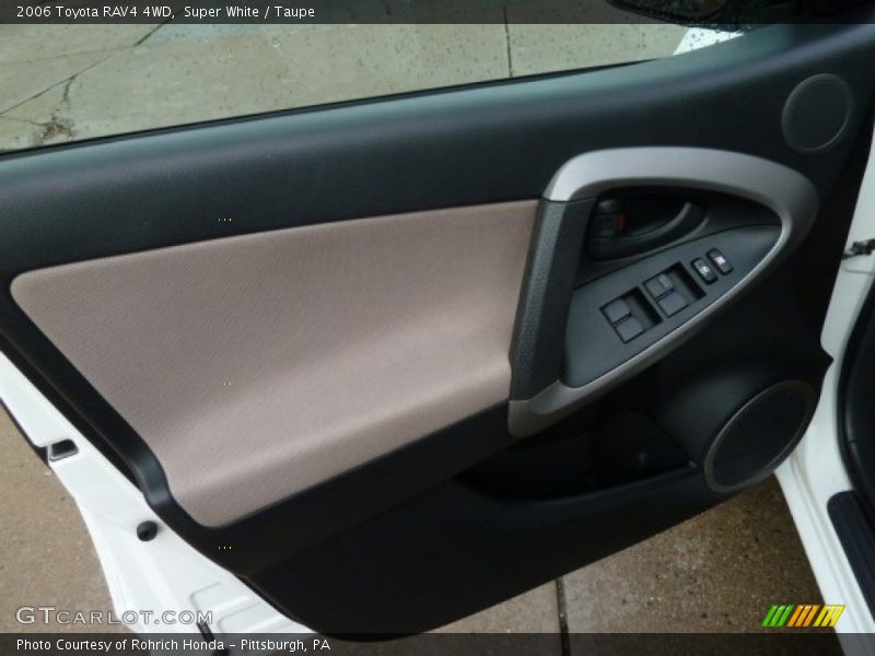 Super White / Taupe 2006 Toyota RAV4 4WD