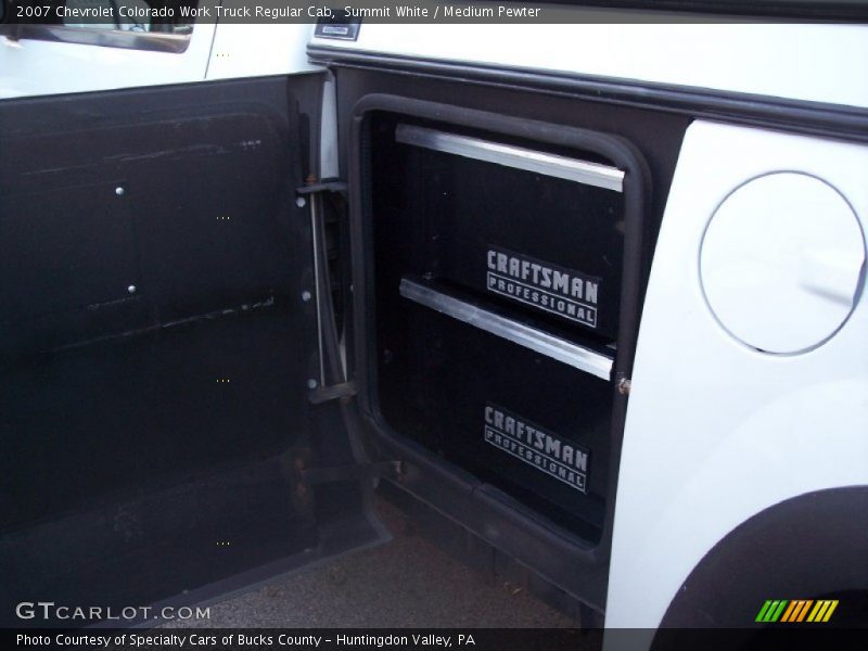 Summit White / Medium Pewter 2007 Chevrolet Colorado Work Truck Regular Cab