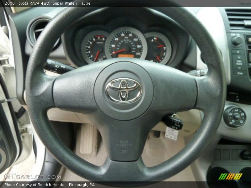 Super White / Taupe 2006 Toyota RAV4 4WD