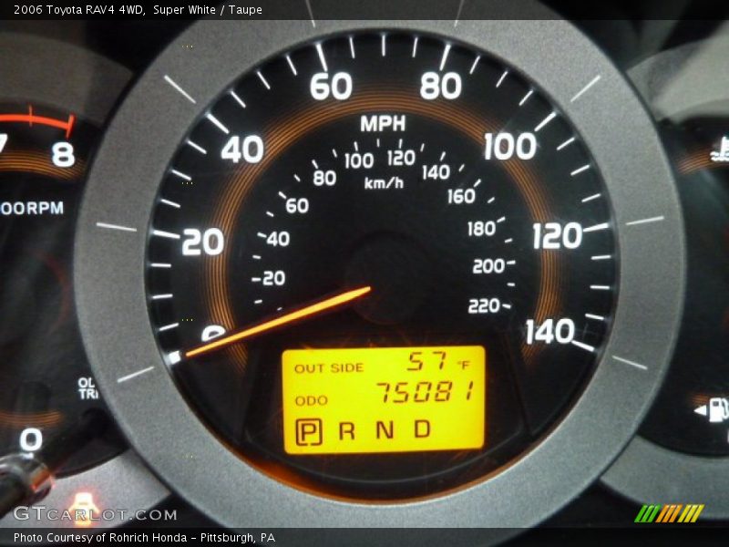 Super White / Taupe 2006 Toyota RAV4 4WD