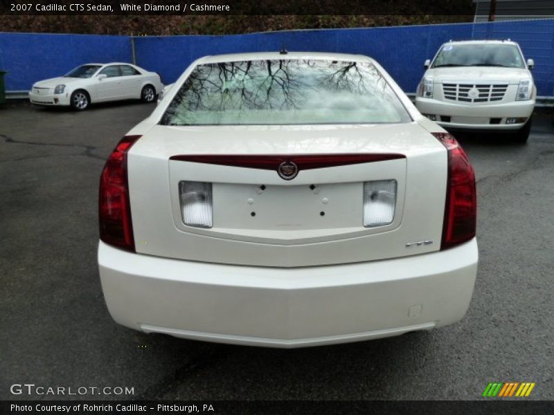 White Diamond / Cashmere 2007 Cadillac CTS Sedan