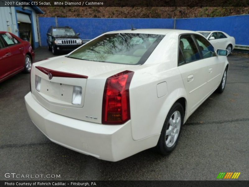 White Diamond / Cashmere 2007 Cadillac CTS Sedan