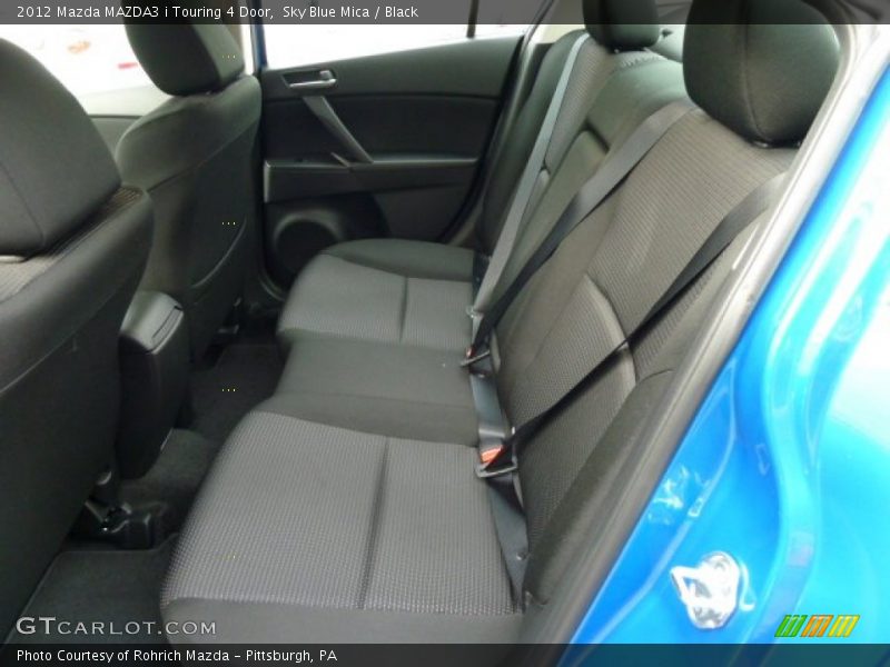  2012 MAZDA3 i Touring 4 Door Black Interior