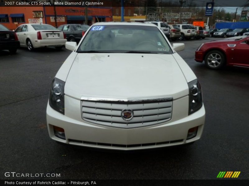 White Diamond / Cashmere 2007 Cadillac CTS Sedan