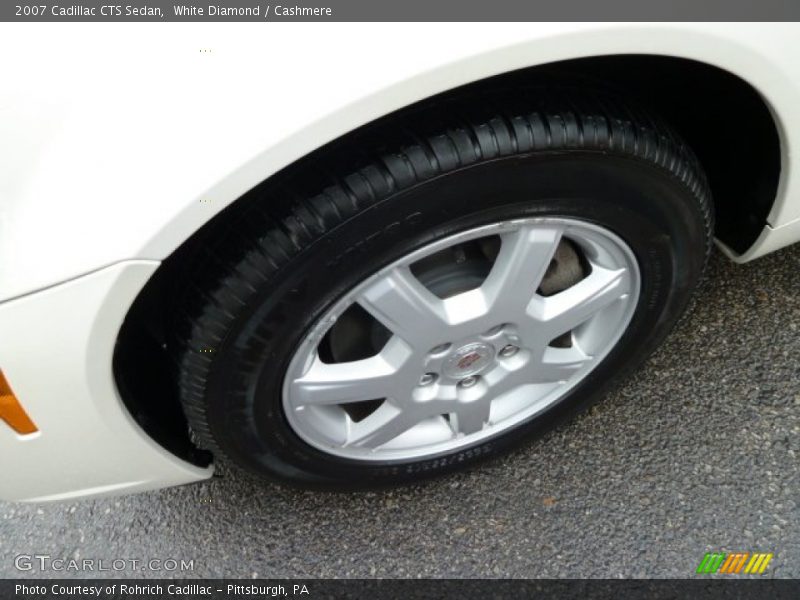 White Diamond / Cashmere 2007 Cadillac CTS Sedan