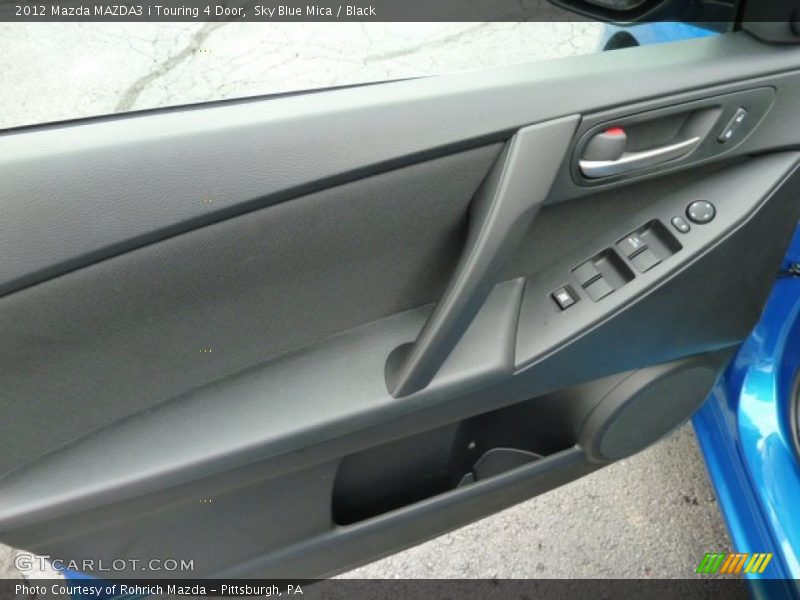 Sky Blue Mica / Black 2012 Mazda MAZDA3 i Touring 4 Door