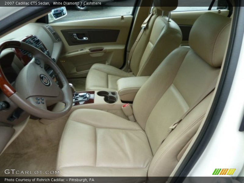 White Diamond / Cashmere 2007 Cadillac CTS Sedan