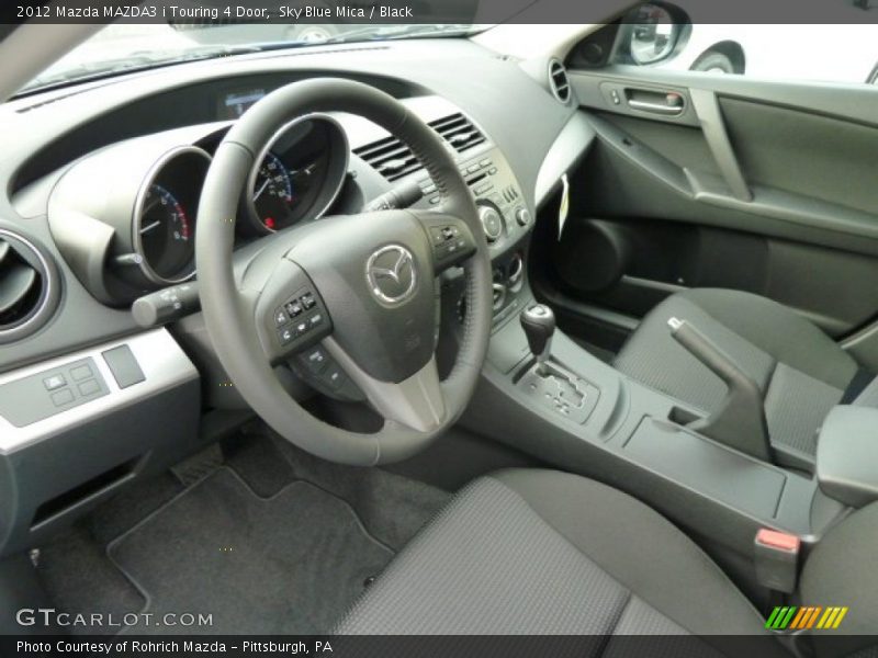 Black Interior - 2012 MAZDA3 i Touring 4 Door 