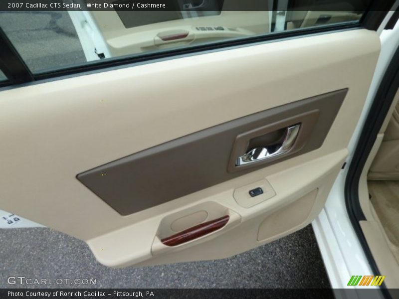 White Diamond / Cashmere 2007 Cadillac CTS Sedan