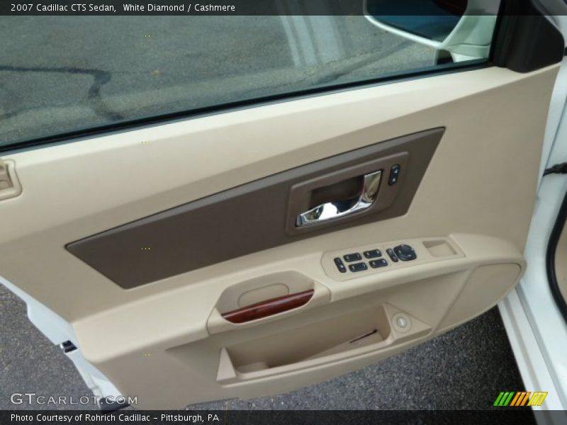 White Diamond / Cashmere 2007 Cadillac CTS Sedan