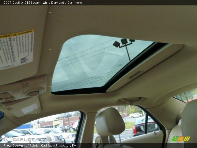 White Diamond / Cashmere 2007 Cadillac CTS Sedan