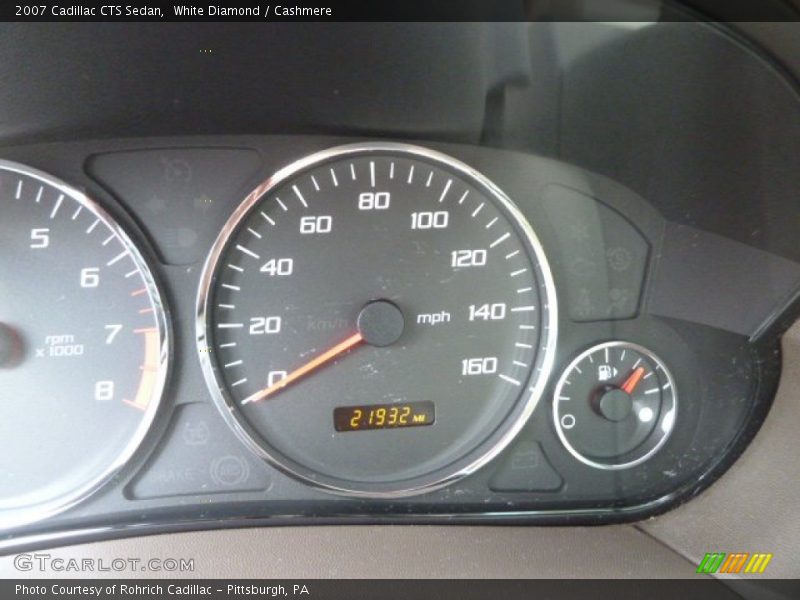 White Diamond / Cashmere 2007 Cadillac CTS Sedan