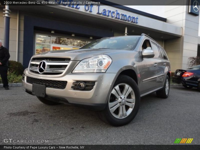 Pewter Metallic / Cashmere 2009 Mercedes-Benz GL 450 4Matic