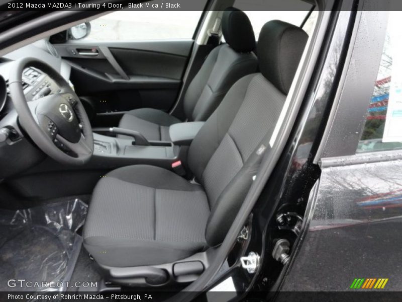  2012 MAZDA3 i Touring 4 Door Black Interior