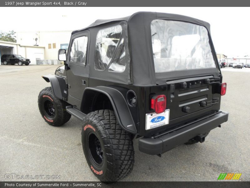 Black / Gray 1997 Jeep Wrangler Sport 4x4