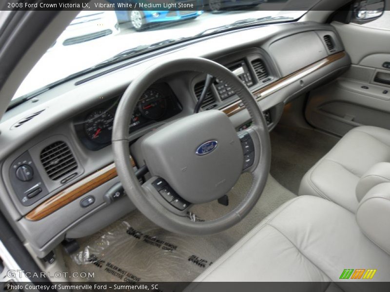 Medium Light Stone Interior - 2008 Crown Victoria LX 