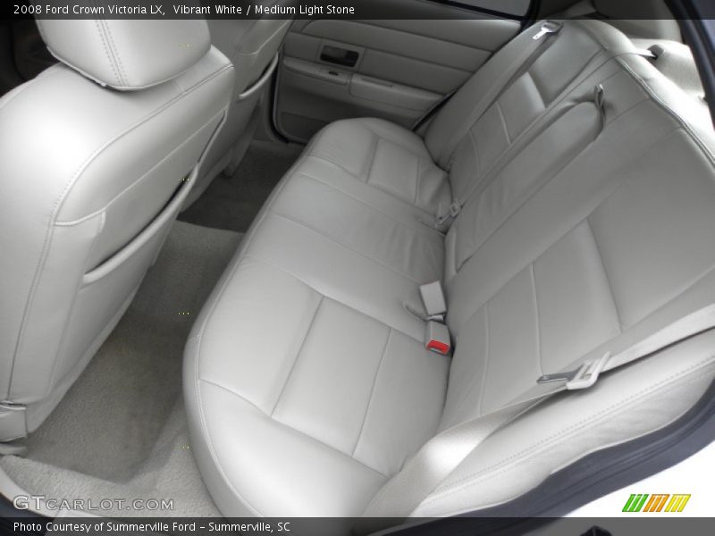Vibrant White / Medium Light Stone 2008 Ford Crown Victoria LX