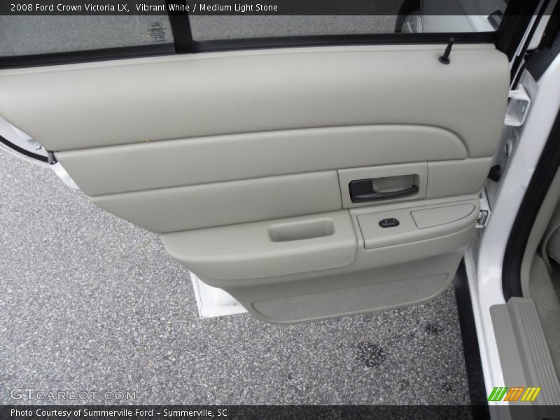 Vibrant White / Medium Light Stone 2008 Ford Crown Victoria LX