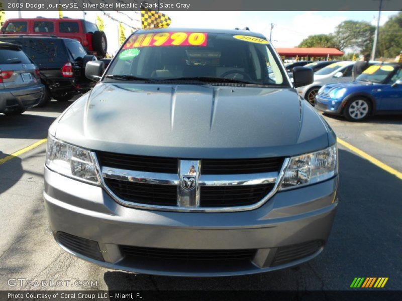 Silver Steel Metallic / Dark Slate Gray 2009 Dodge Journey SE