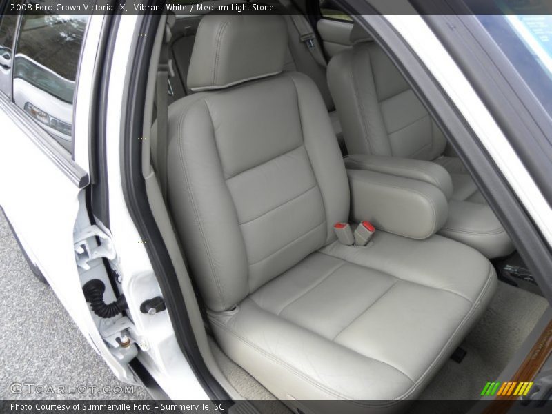 Vibrant White / Medium Light Stone 2008 Ford Crown Victoria LX