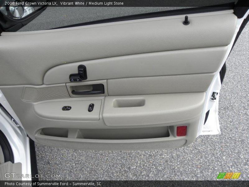 Vibrant White / Medium Light Stone 2008 Ford Crown Victoria LX