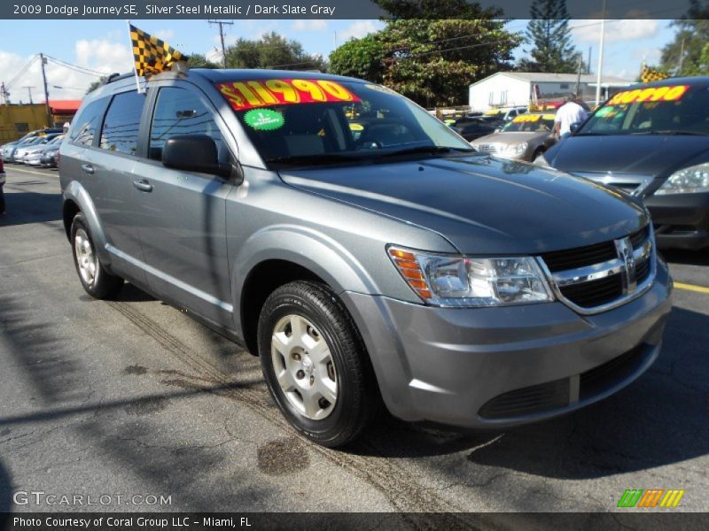 Silver Steel Metallic / Dark Slate Gray 2009 Dodge Journey SE