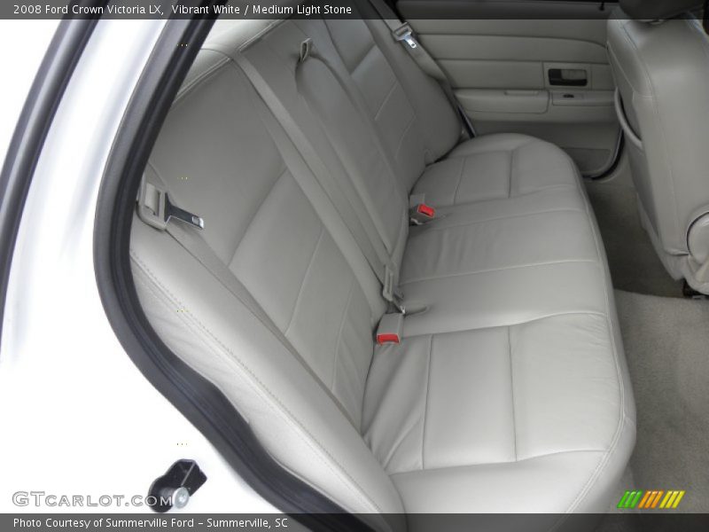 Vibrant White / Medium Light Stone 2008 Ford Crown Victoria LX