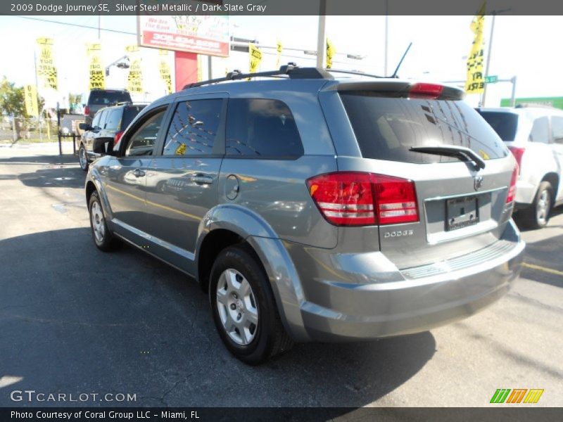 Silver Steel Metallic / Dark Slate Gray 2009 Dodge Journey SE