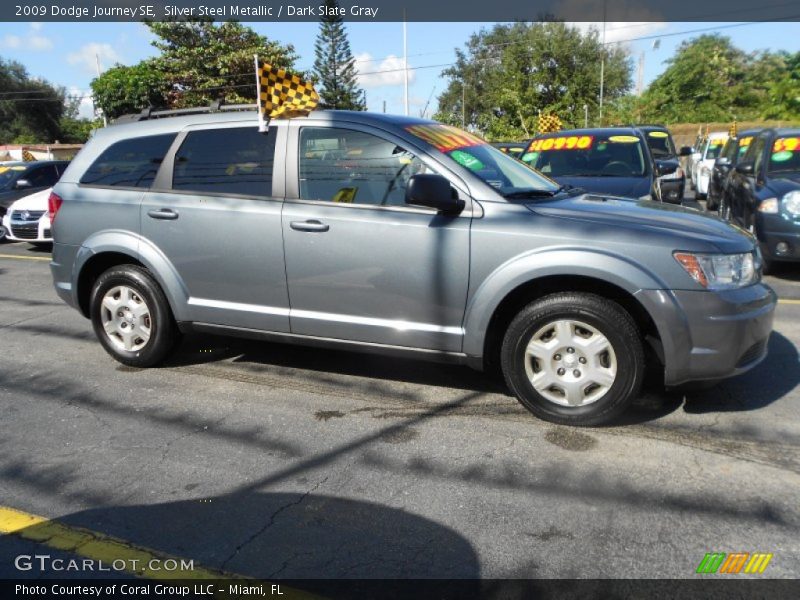 Silver Steel Metallic / Dark Slate Gray 2009 Dodge Journey SE