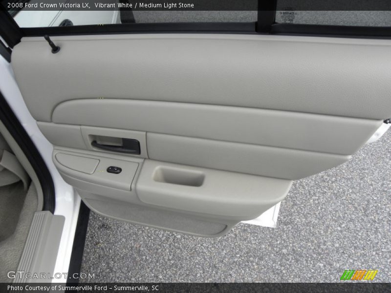Vibrant White / Medium Light Stone 2008 Ford Crown Victoria LX