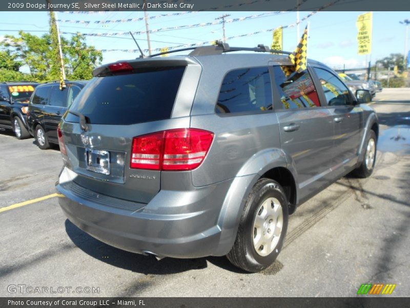 Silver Steel Metallic / Dark Slate Gray 2009 Dodge Journey SE