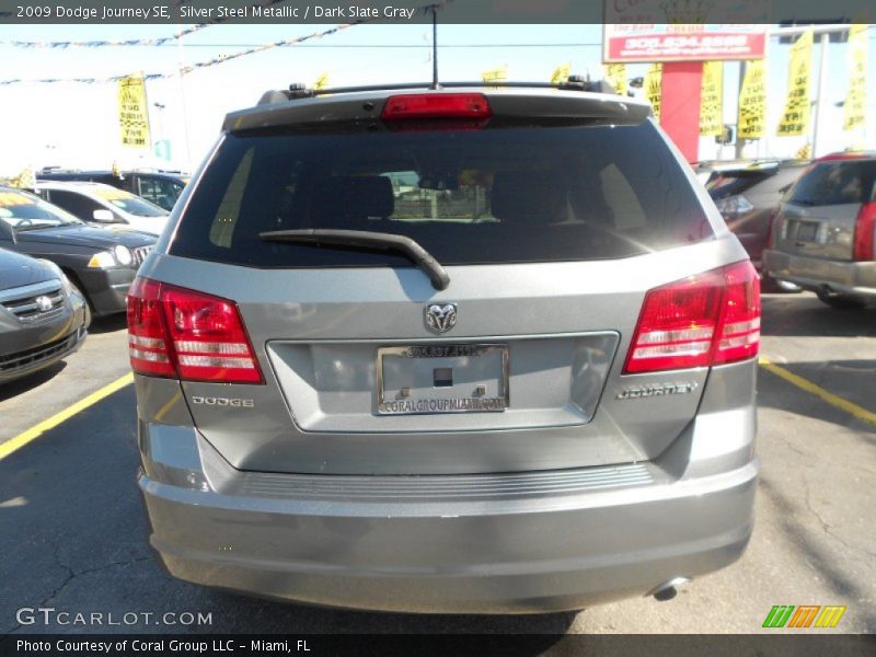 Silver Steel Metallic / Dark Slate Gray 2009 Dodge Journey SE