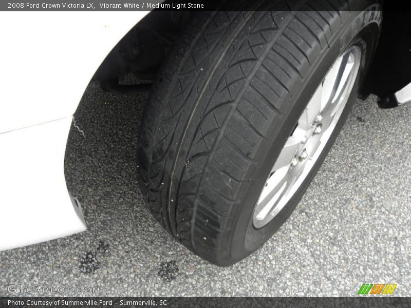 Vibrant White / Medium Light Stone 2008 Ford Crown Victoria LX