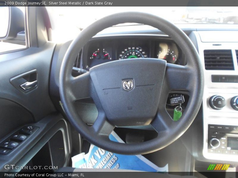 Silver Steel Metallic / Dark Slate Gray 2009 Dodge Journey SE