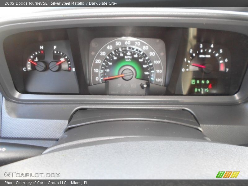 Silver Steel Metallic / Dark Slate Gray 2009 Dodge Journey SE
