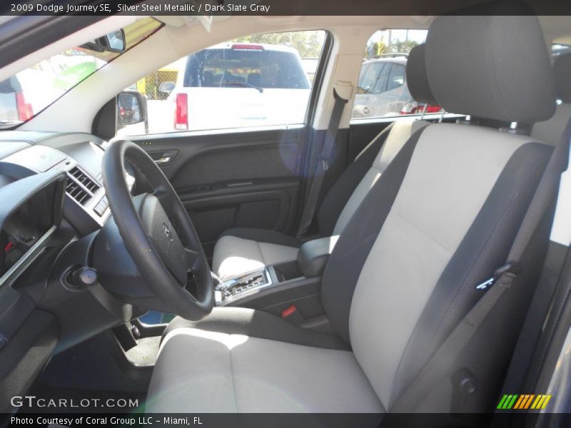 Silver Steel Metallic / Dark Slate Gray 2009 Dodge Journey SE
