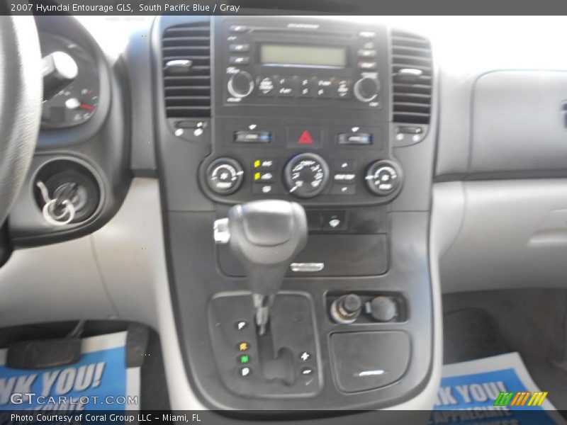 South Pacific Blue / Gray 2007 Hyundai Entourage GLS