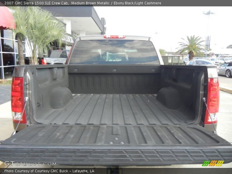 Medium Brown Metallic / Ebony Black/Light Cashmere 2007 GMC Sierra 1500 SLE Crew Cab