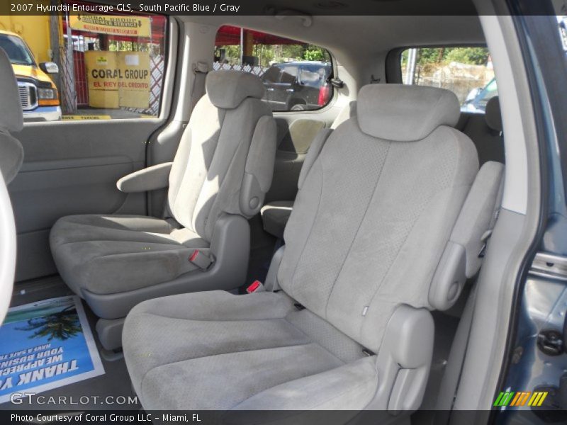 South Pacific Blue / Gray 2007 Hyundai Entourage GLS