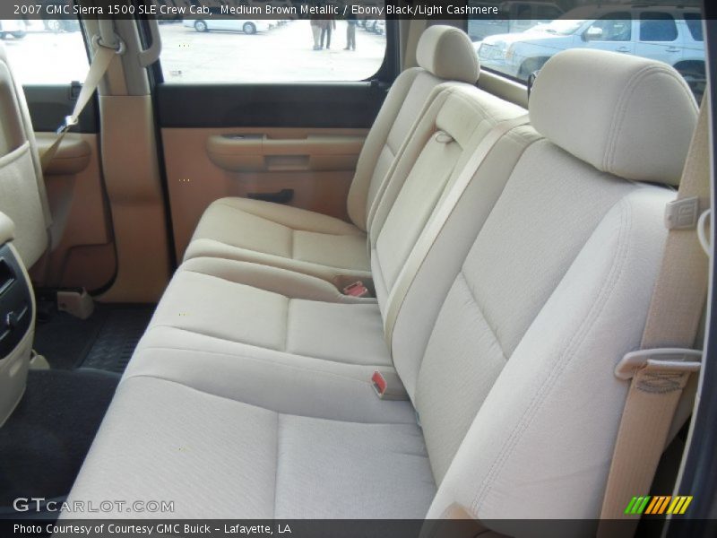 Medium Brown Metallic / Ebony Black/Light Cashmere 2007 GMC Sierra 1500 SLE Crew Cab