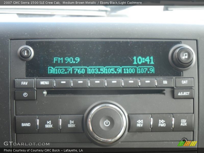 Medium Brown Metallic / Ebony Black/Light Cashmere 2007 GMC Sierra 1500 SLE Crew Cab