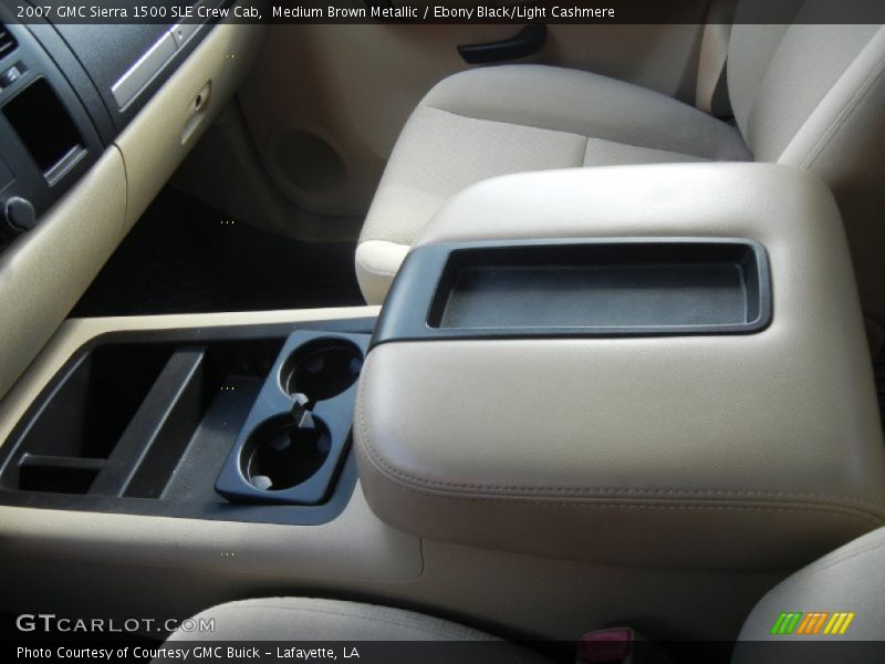 Medium Brown Metallic / Ebony Black/Light Cashmere 2007 GMC Sierra 1500 SLE Crew Cab