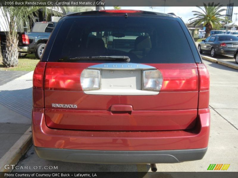 Cardinal Red Metallic / Gray 2006 Buick Rendezvous CX