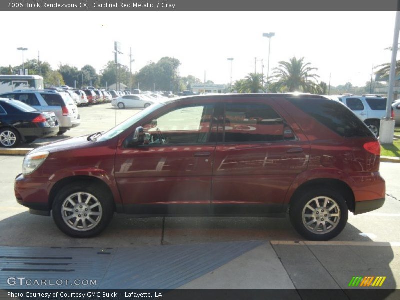 Cardinal Red Metallic / Gray 2006 Buick Rendezvous CX