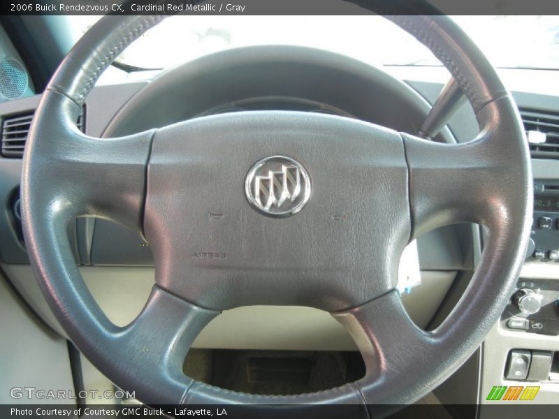 Cardinal Red Metallic / Gray 2006 Buick Rendezvous CX